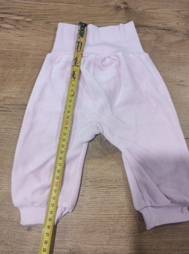 Spodnie welurowe różowe dresowe Bamar Nicol 62