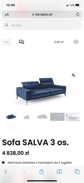 Sofa canvani salva 