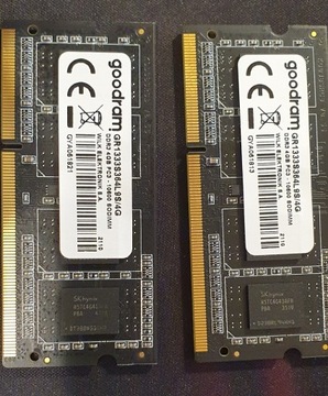 Pamięć DDR3 SODIMM 1333 4GB