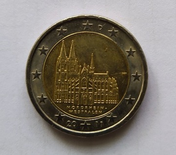 2 euro, land Nordrhein-Westfalen