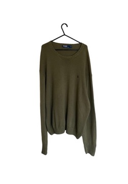Polo Ralph Lauren oliwkowy sweter, rozmiar XXL