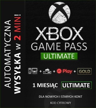 XBOX GAMEPASS ULTIMATE 30 DNI 1 MIESIĄC +CORE +EA