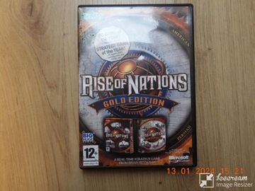 Rise Of Nations -  Gold Edition . Wersja pudełkowa