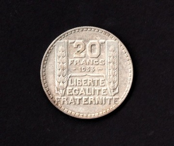 20 franków 1933 Francja
