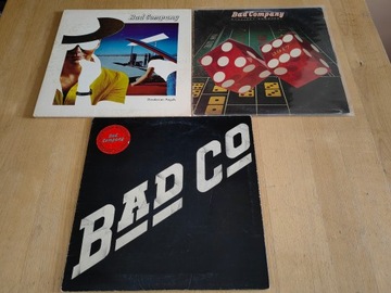 Bad Company 3 x LP Straight Shooter + inne Polecam