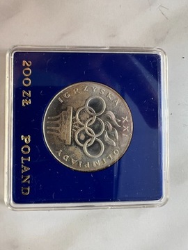 200 Złotych 1976 MW Srebro "Igrzyska XXI Olimpiady