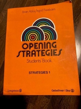Opening strategies 1