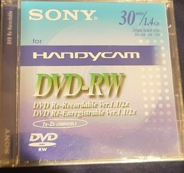 Sony plyta DVD-RW for Handycam