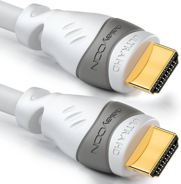 deleyCON 4m Kabel HDMI-HDMI 2.0 UHD 4K 3D HDR