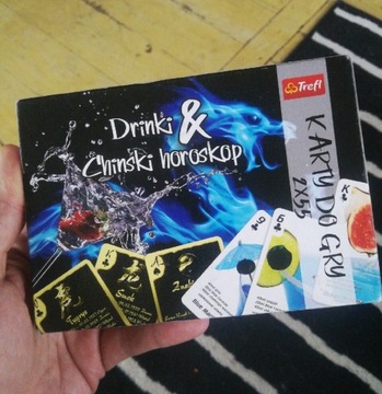 Karty do gry "Drinki & Chiński horoskop" 2x55 kart