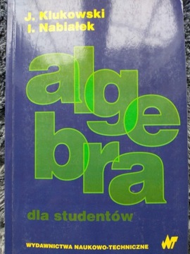 J.Klukowski Algebra dla studentów