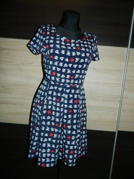 Marks&Spencer sukienka filiżanki roz 38