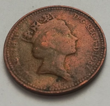 One Penny 1 Elżbieta II 1987
