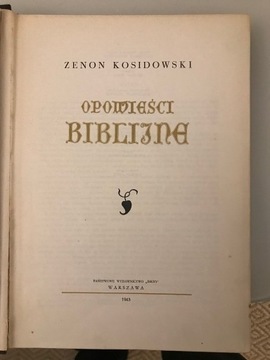 Opowieści biblijne Kosidowski 1963