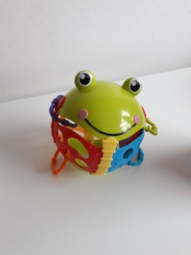 Zabawka sensoryczna żaba grzechotka