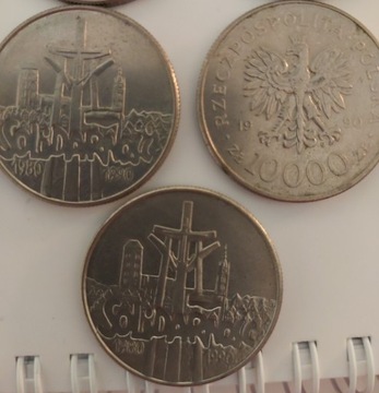 Moneta Solidarnosc 10000 zl 1990