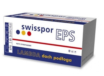 Styropian swissporLAMBDAMAX dach podłoga0,031 18cm