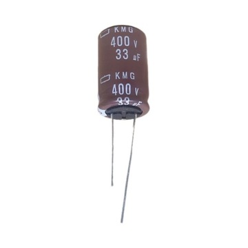 Aluminiowy kondensator elektrolityczny 33µF 400V