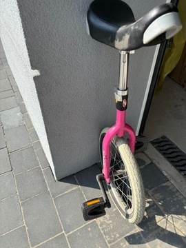 Monocykl dla dziecka, używany, różowy, w dobrym stanie 