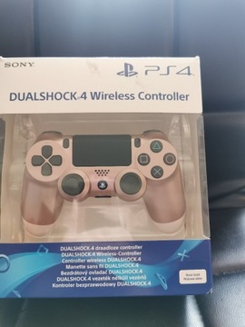 Ps4 pad oryginalny różowe złoto 