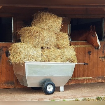 Taczka aluminiowa 660 litrów / GPhorse / FV 