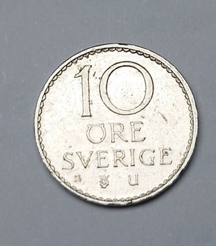 Moneta, Szwecja, 10 Öre, 1973
