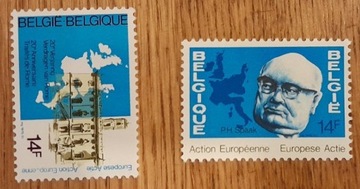 Belgia Europa UE 2 znaczki
