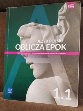 JĘZYK POLSKI OBLICZA EPOK 1.1 2019 DB