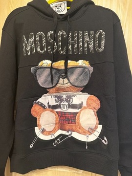 MOSCHINO Milano Bluza z kapturem Oryginalna Nowa