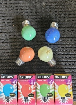 Żarówka Philips P45 E27 55 lumen niebieska 