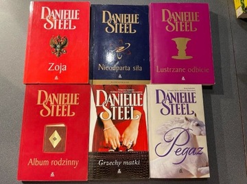 Zestaw 6 romansów Danielle Steel!