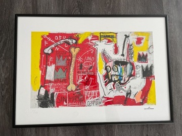 Basquiat grafika "Do Not Revenge" certyfikat rama