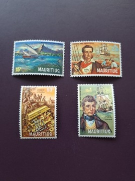 Mauritius Mi 387-390**czyste Skarby i Piraci