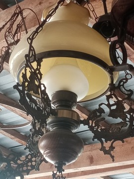 Lampa wisząca antyczna