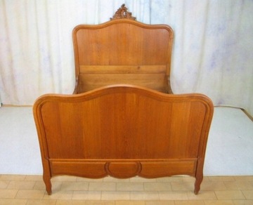 Łóżko Drewniane , Dąb Rustykalny wym. 191 x 128 cm