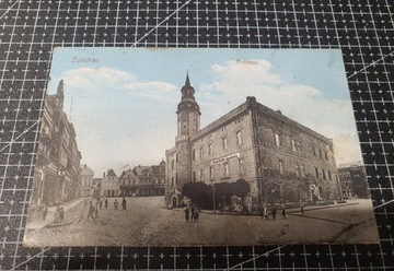 Pocztówka Zullichau Rathaus Sulechów Ratusz