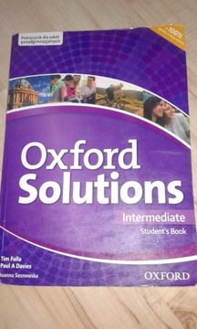 Oxford Solutions Intermediate Podręcznik J. Sosnow