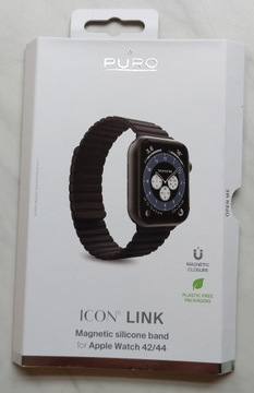 PURO ICON LINK Magnetyczny pasek Apple Watch 45mm