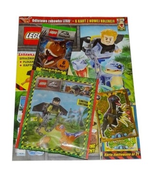 Magazyn Czasopismo LEGO Jurassic World- 07/2023- Strażnik, raptor