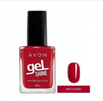 AVON Gel Lakier żelowy do paznokci - Red Is Red