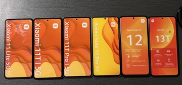 Zestaw 6 atrap telefonów Xiaomi