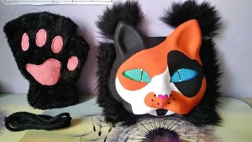 Maska kota Therian furry cat mask