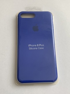 Plecki Apple silicone Case IPhone 8 Plus chabrowy
