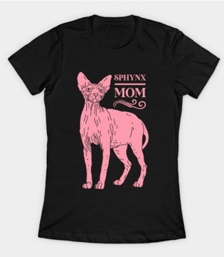 Koszulka T-shirt SPHYNX MOM mama Sfinksa prezent