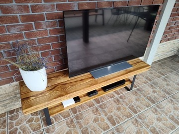 Szafka RTV Stolik pod telewizor STARE DREWNO Loft 