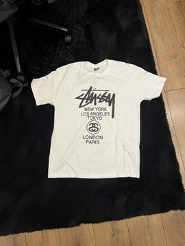 Koszulka biała Stussy