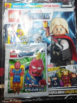 Lego Avengers Kapitan Marvel sh641 + komiks 03/20