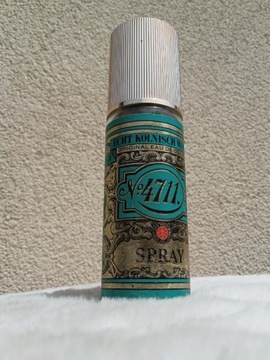 Kultowa męska woda kolońska/perfumy spray vintage No 4711 60ml/ubytek