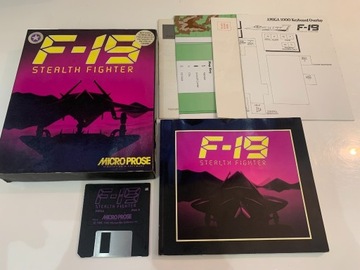 F-19 Stealth Fighter Amiga Dyskietka 3.5”