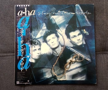 a-ha Stay On These Roads 1press 1988 Japan Obi 